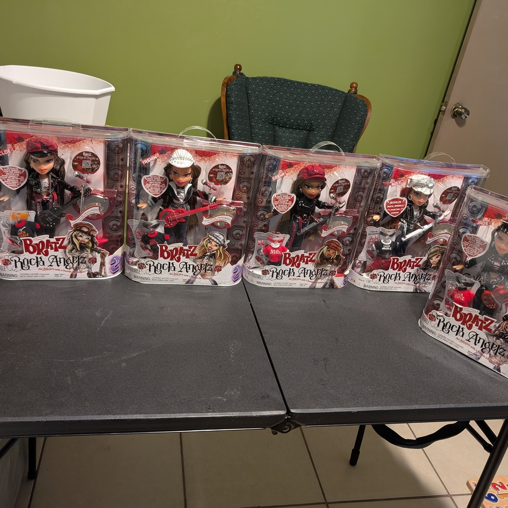 Rock Angelz Doll Set - Red, Black, White 20 Years